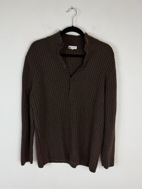 Colombo 100% Cashmere Sweater Brown Size EU 52 US 42